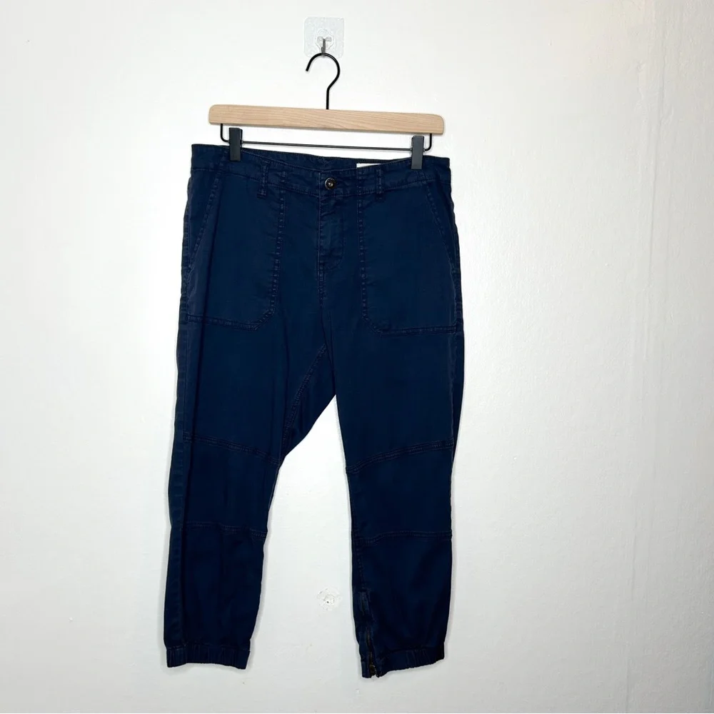 Pistola Womens Tapered Jogger Utility Pants Navy Blue 29‎